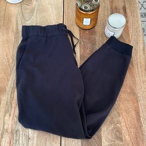 Lululemon stretch high rise jogger black sz 6